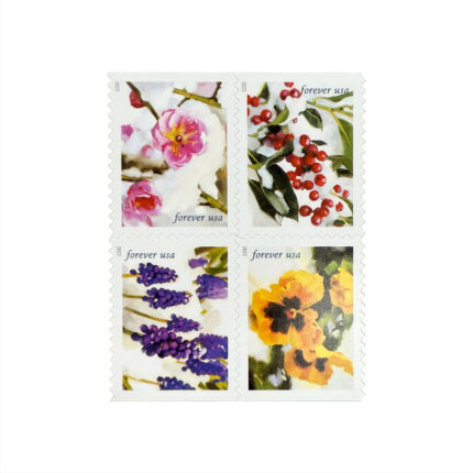 Snowy Beauty Stamps Bloom Forever