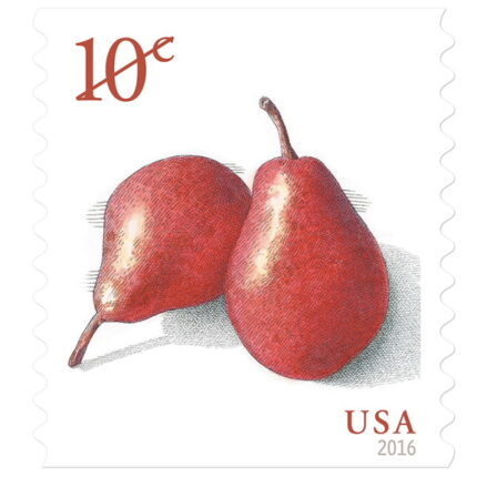Pears Stamps, Sheet of 20Additional Postage 10¢
