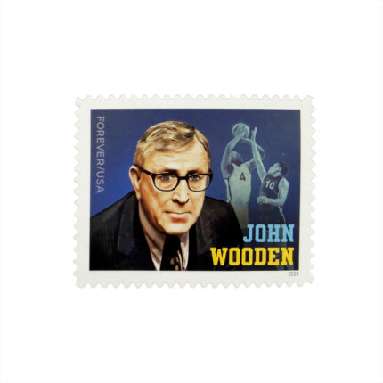 John Wooden Stamps, Forever 73¢
