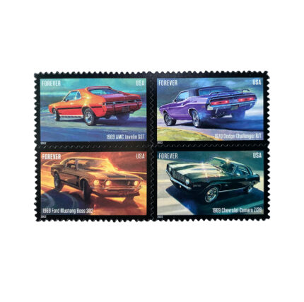 Pony Cars 2022 First-Class Forever Postage Stamps