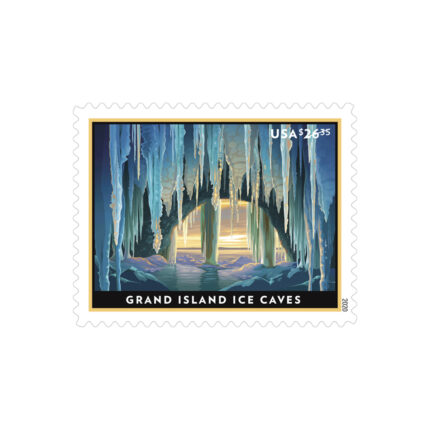 Grand Island Ice Caves Stamps